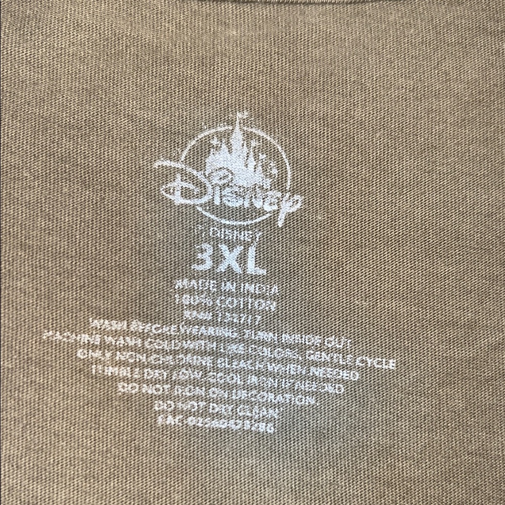 Disney Mickey Honor Army Khaki Men's Short Sleeve Tee 3XL - Picture 3 of 6